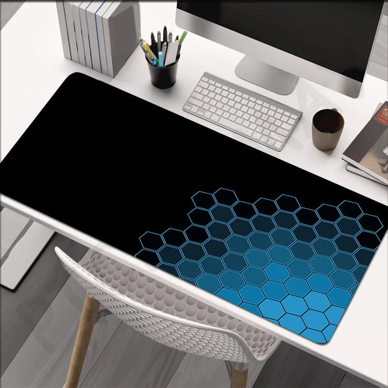 Mouse pad de gaming XXL antiderapant, design RGB hexagonal, diverse modele
