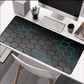Mouse pad de gaming XXL antiderapant, design RGB hexagonal, diverse modele